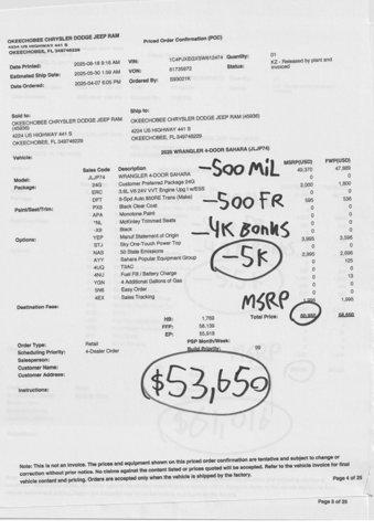 new 2025 Jeep Wrangler car, priced at $54,284