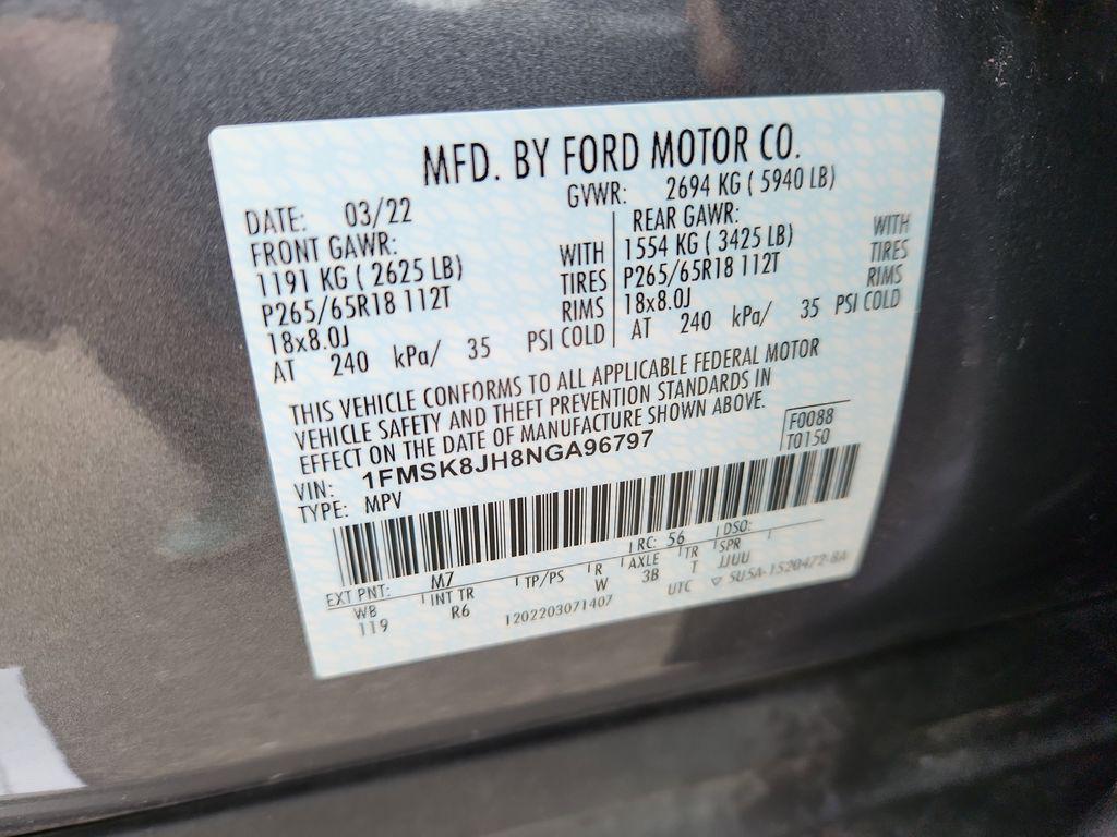 used 2022 Ford Explorer car, priced at $35,162