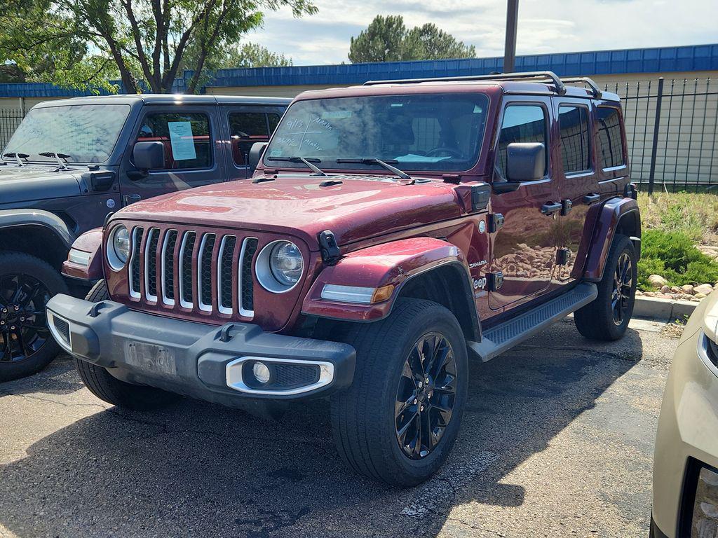 used 2021 Jeep Wrangler Unlimited 4xe car, priced at $32,573