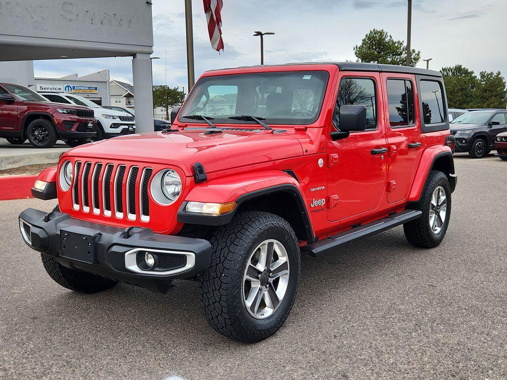 used 2022 Jeep Wrangler Unlimited car, priced at $30,587