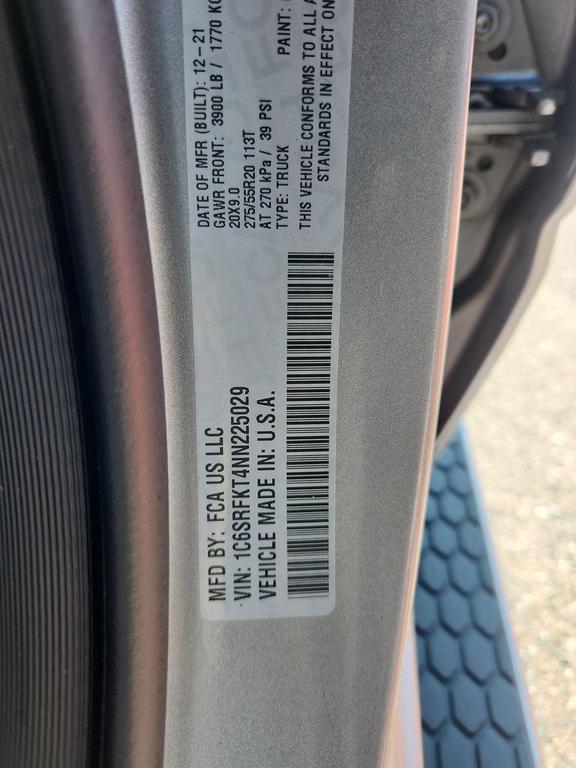 used 2022 Ram 1500 car, priced at $34,221