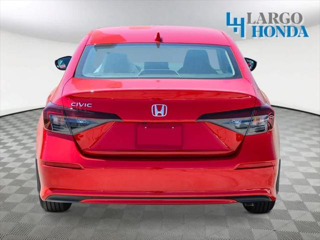 new 2025 Honda Civic car, priced at $24,385