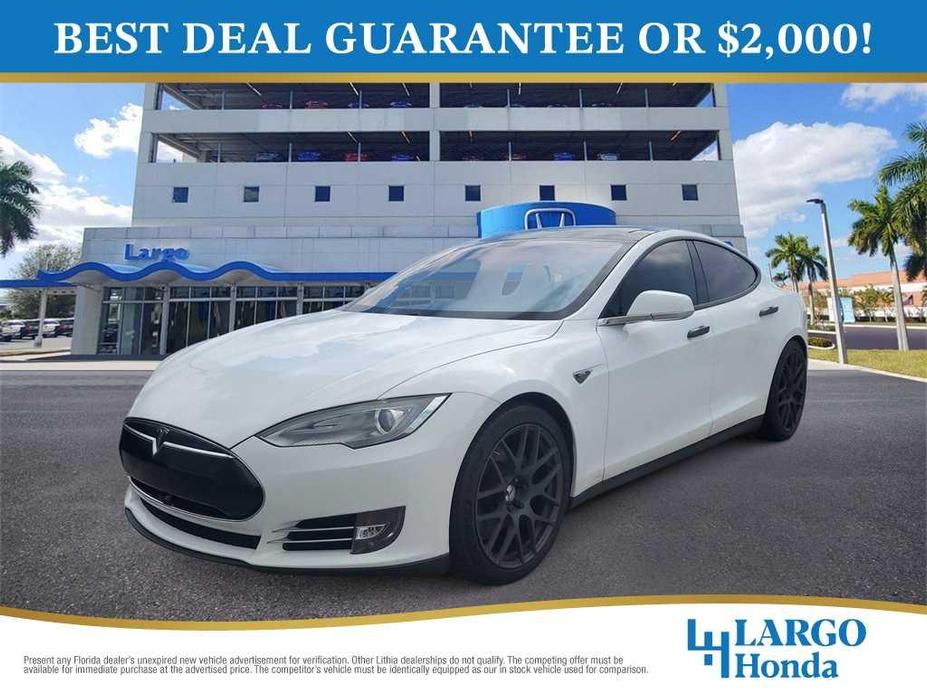 used 2013 Tesla Model S car, priced at $15,985