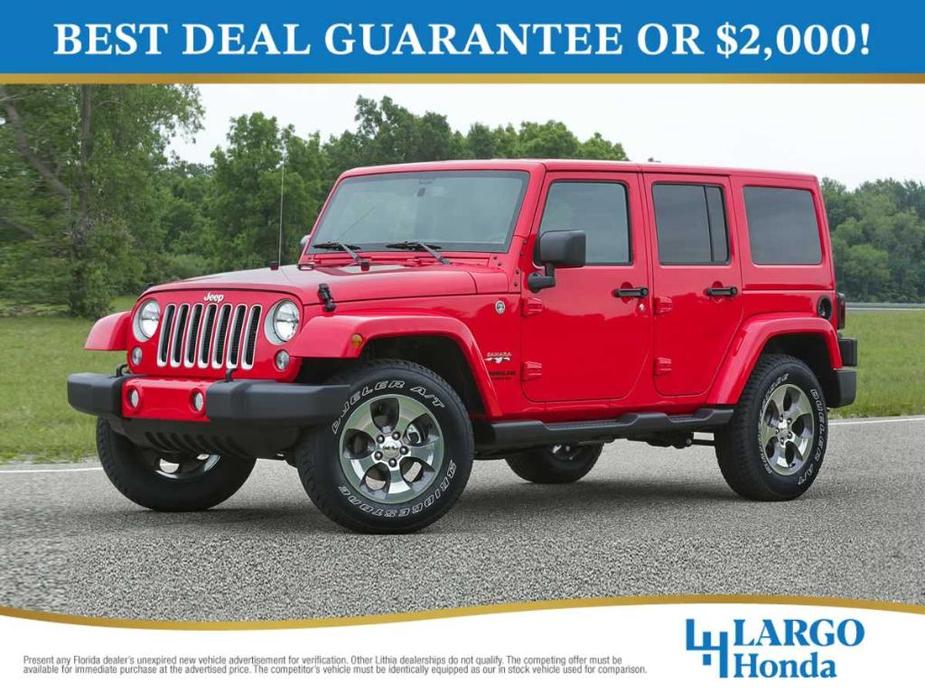 used 2018 Jeep Wrangler JK Unlimited car, priced at $24,516