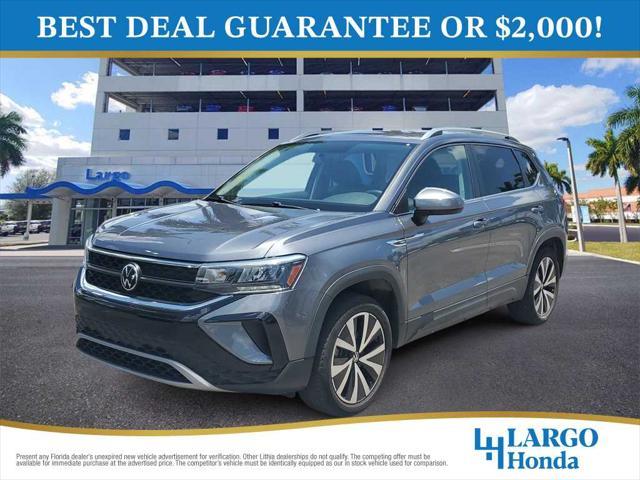 used 2022 Volkswagen Taos car, priced at $18,590