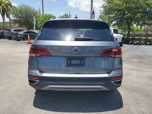 used 2022 Volkswagen Taos car, priced at $18,590