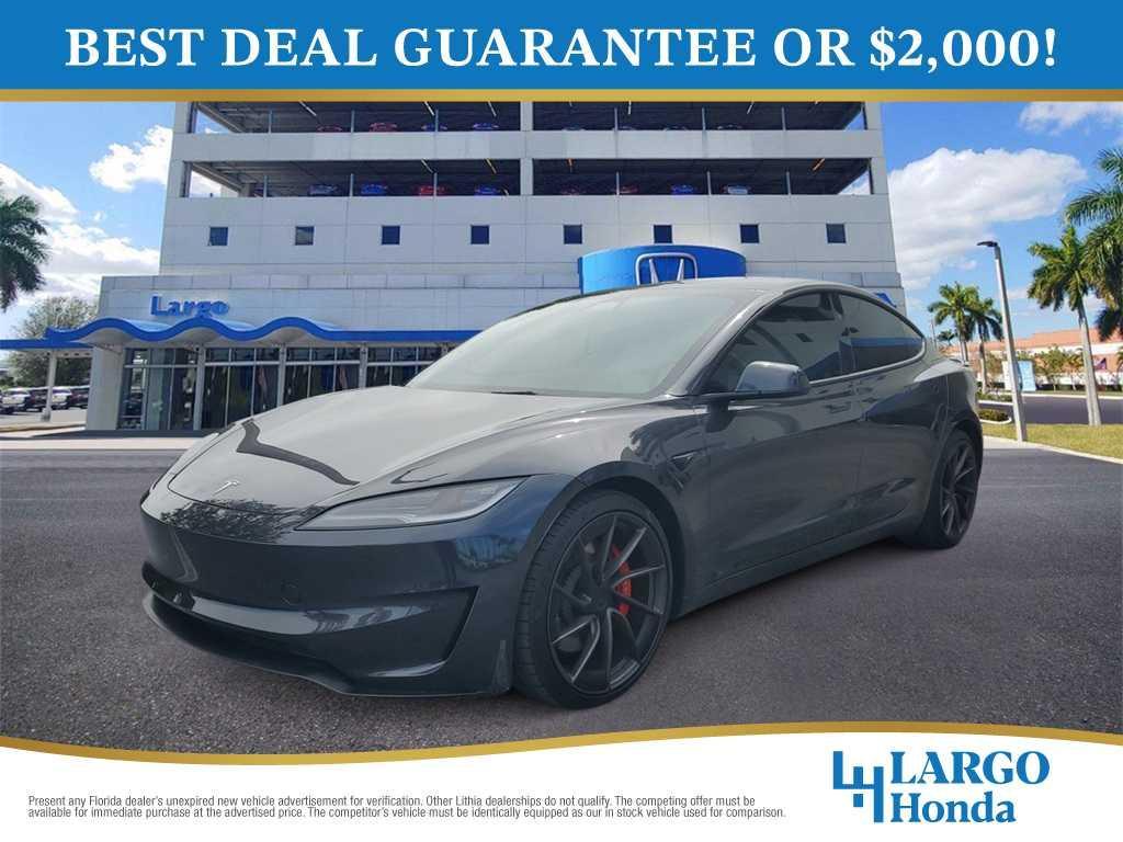 used 2024 Tesla Model 3 car, priced at $39,990