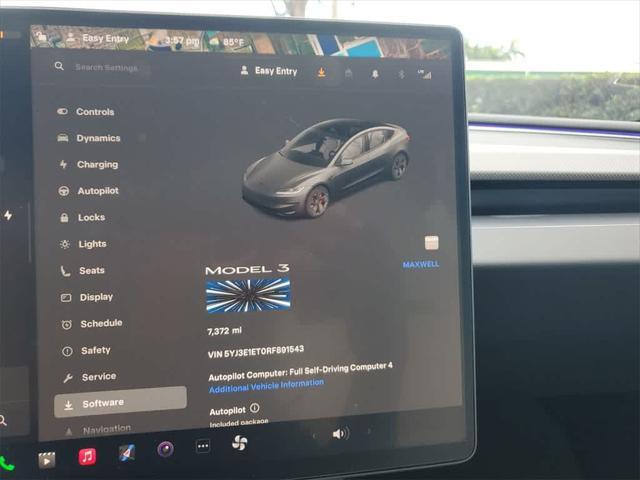 used 2024 Tesla Model 3 car, priced at $39,990