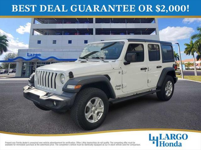 used 2018 Jeep Wrangler Unlimited car, priced at $19,831