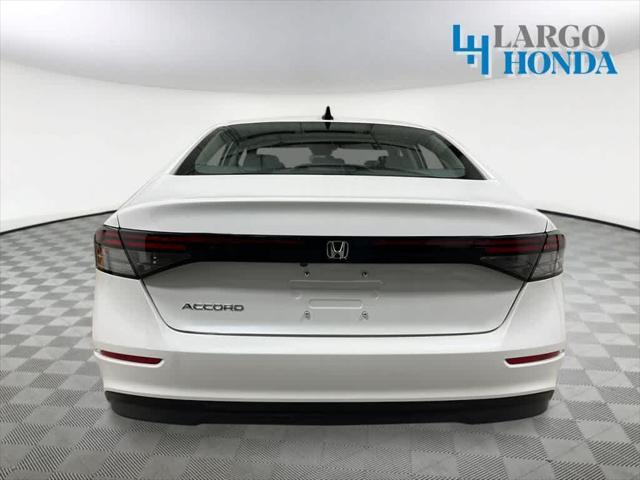 new 2025 Honda Accord car, priced at $30,650