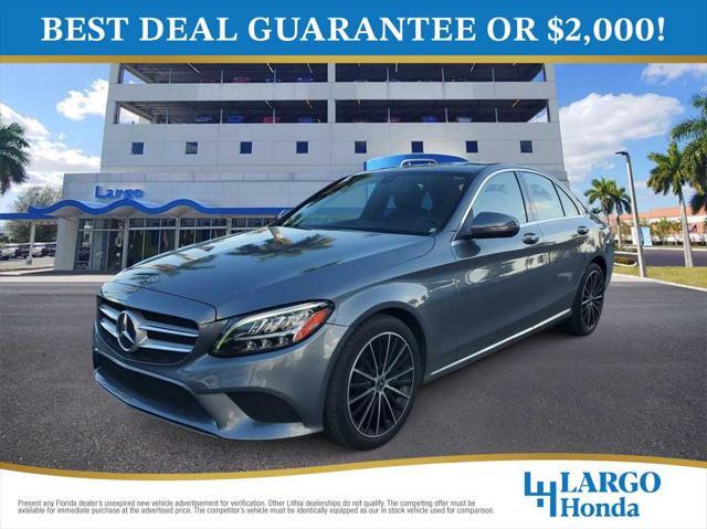 used 2021 Mercedes-Benz C-Class car, priced at $25,894