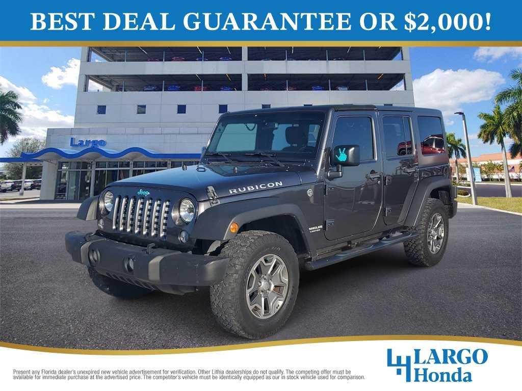 used 2017 Jeep Wrangler Unlimited car, priced at $25,819