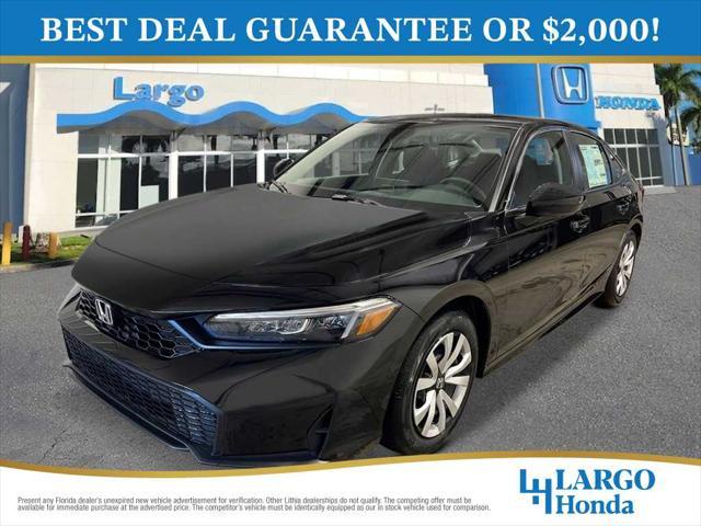 new 2026 Honda Civic car, priced at $25,745