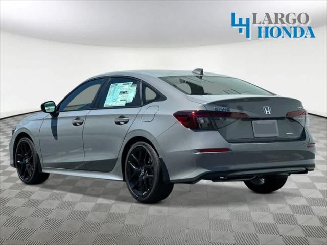 new 2025 Honda Civic Hybrid car, priced at $30,155