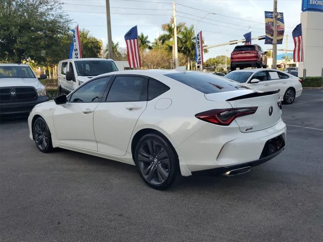 used 2022 Acura TLX car, priced at $30,918