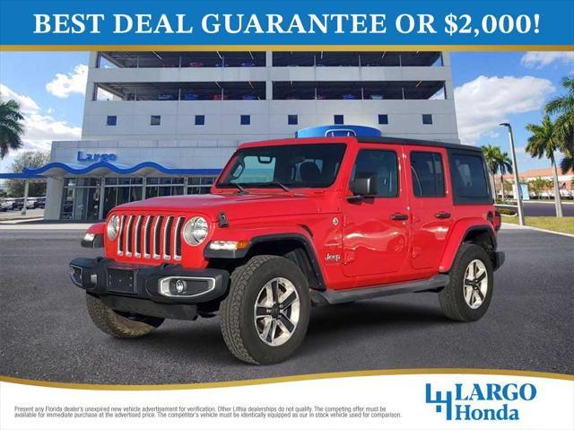 used 2018 Jeep Wrangler Unlimited car, priced at $26,876