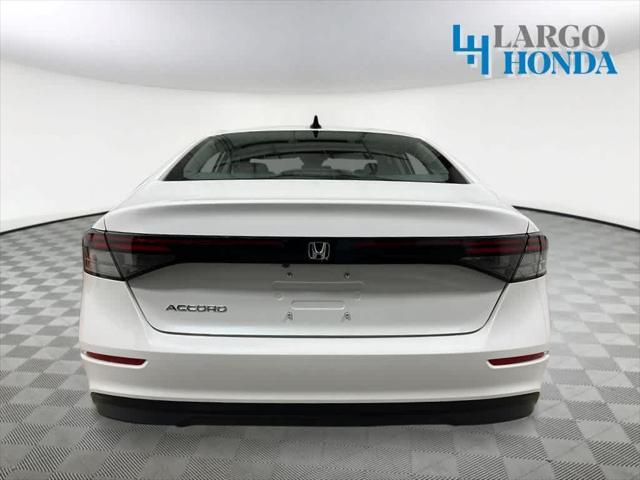 new 2025 Honda Accord car, priced at $30,650