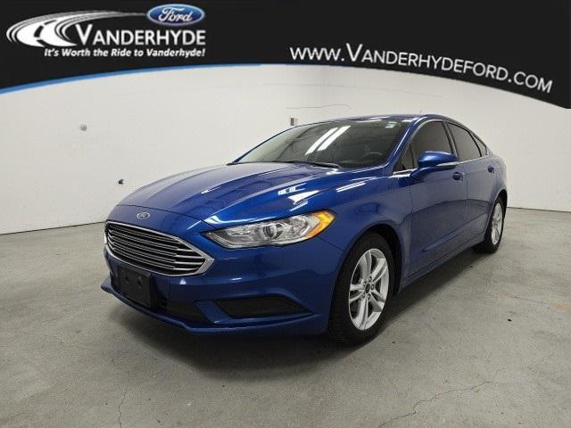 used 2018 Ford Fusion car, priced at $13,998
