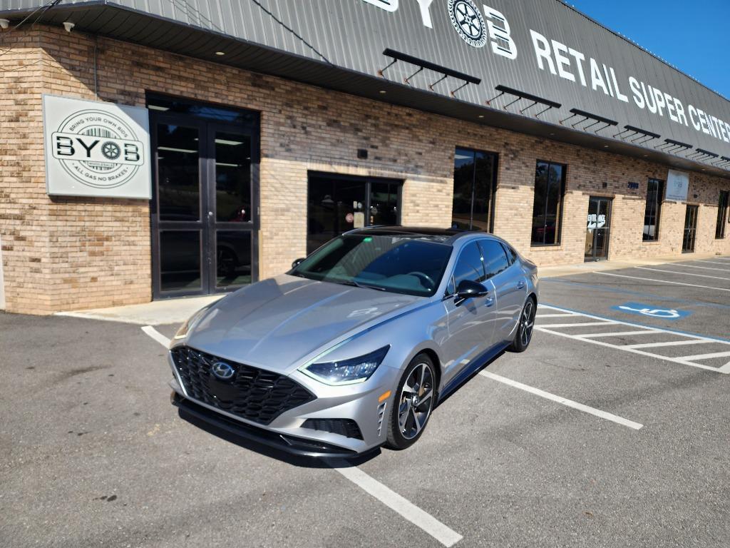 used 2021 Hyundai Sonata car, priced at $17,678