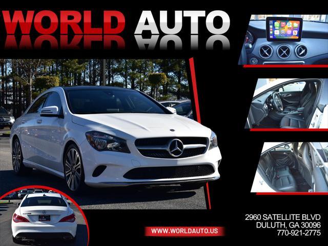 used 2018 Mercedes-Benz CLA 250 car, priced at $21,995