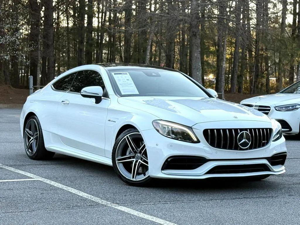 used 2021 Mercedes-Benz AMG C 63 car, priced at $46,995