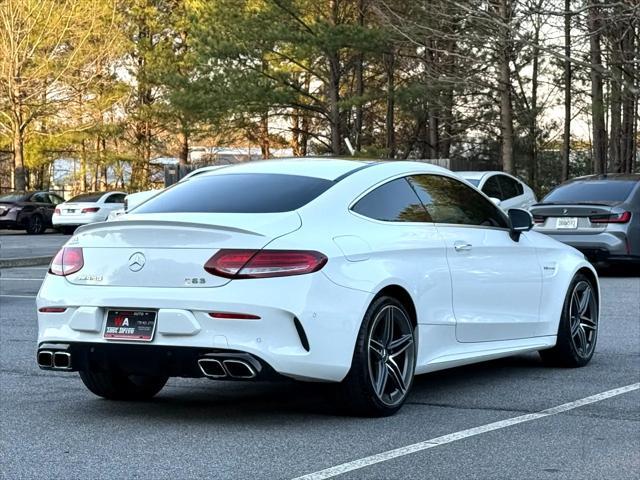 used 2021 Mercedes-Benz AMG C 63 car, priced at $49,995
