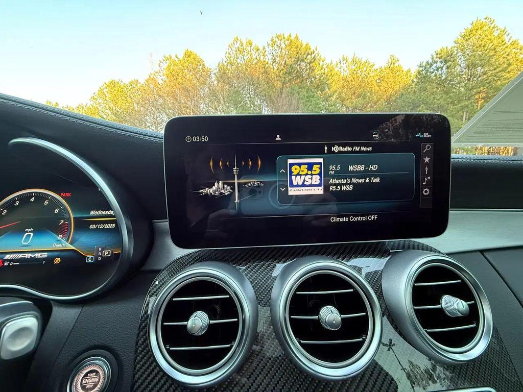 used 2021 Mercedes-Benz AMG C 63 car, priced at $46,995