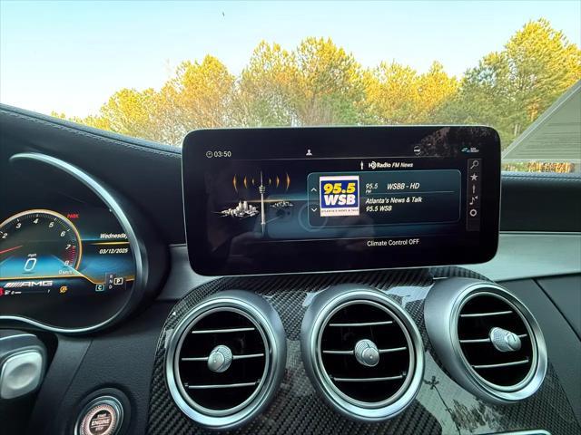 used 2021 Mercedes-Benz AMG C 63 car, priced at $49,995