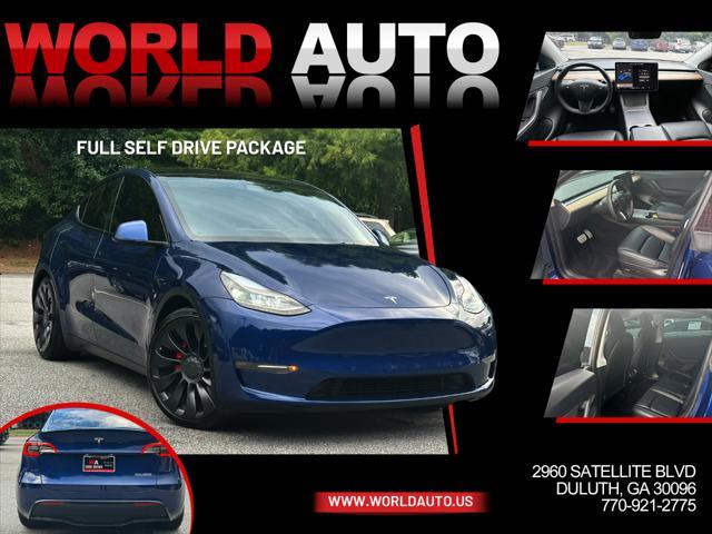 used 2022 Tesla Model Y car, priced at $35,995