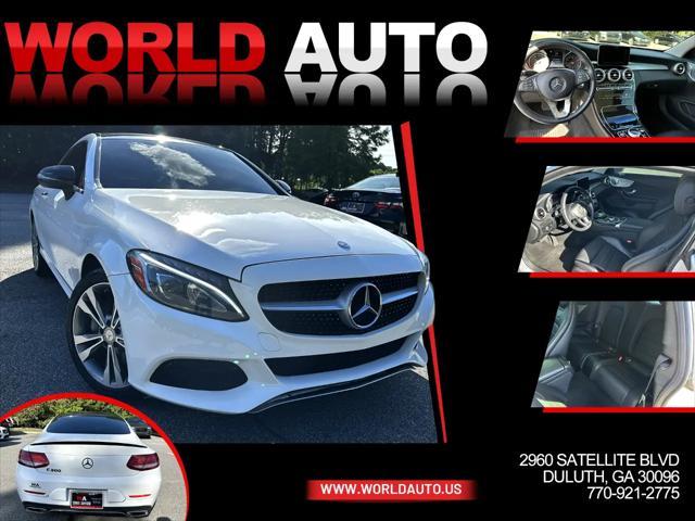 used 2017 Mercedes-Benz C-Class car, priced at $21,995