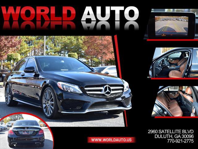 used 2018 Mercedes-Benz C-Class car, priced at $25,495