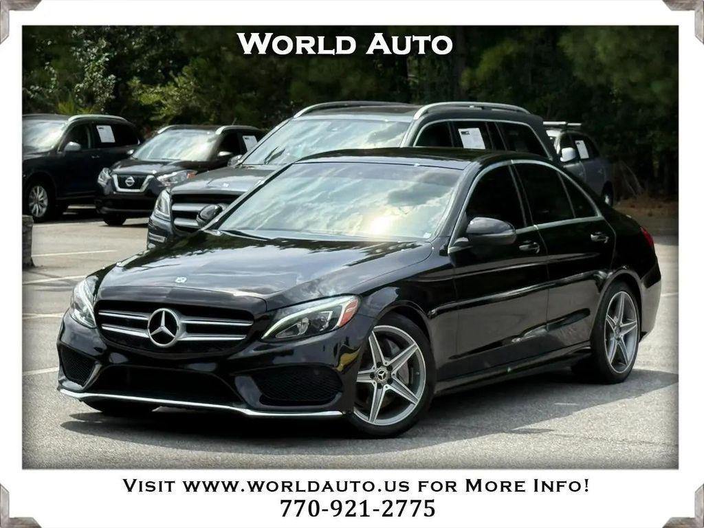 used 2018 Mercedes-Benz C-Class car, priced at $17,995