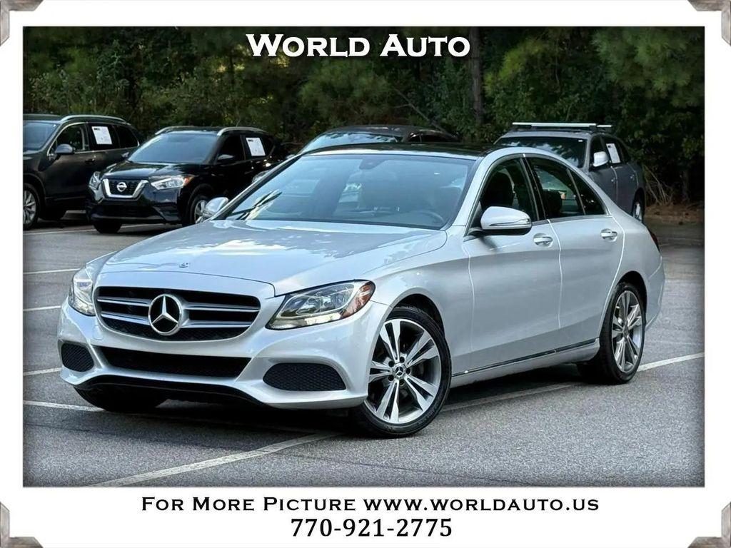 used 2018 Mercedes-Benz C-Class car, priced at $14,995