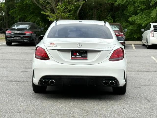 used 2020 Mercedes-Benz AMG C 43 car, priced at $33,995