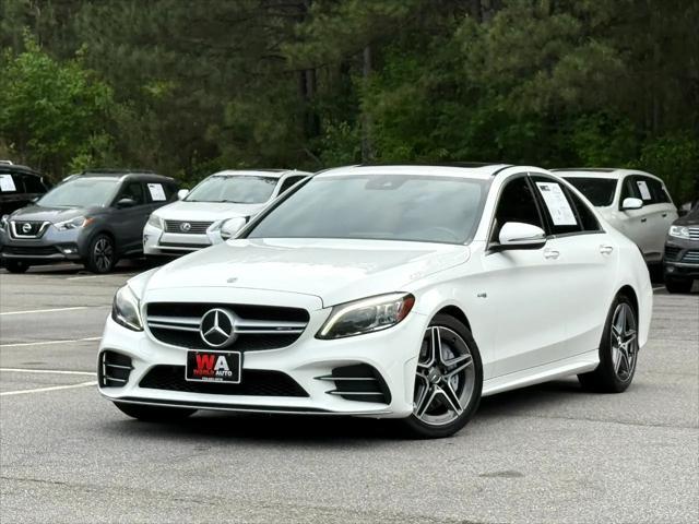 used 2020 Mercedes-Benz AMG C 43 car, priced at $33,995