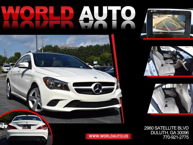 used 2016 Mercedes-Benz CLA-Class car, priced at $18,995