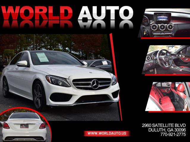 used 2017 Mercedes-Benz C-Class car, priced at $23,495