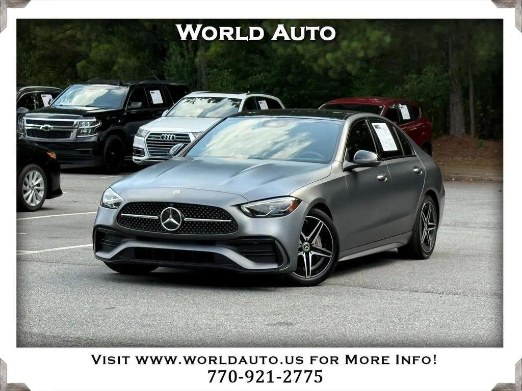 used 2023 Mercedes-Benz C-Class car, priced at $33,995