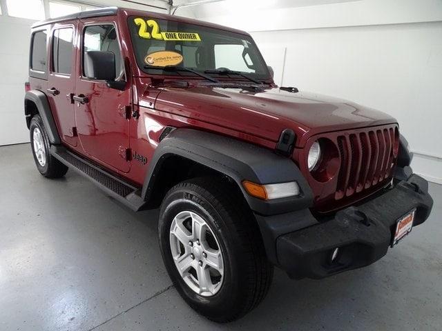 used 2022 Jeep Wrangler Unlimited car, priced at $34,996