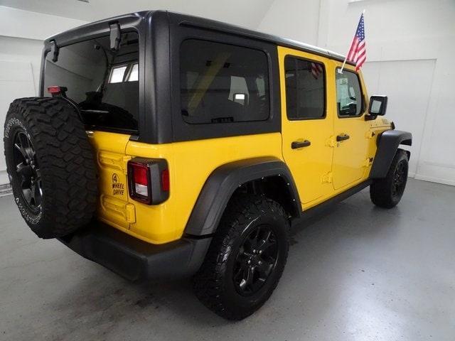 used 2021 Jeep Wrangler Unlimited car, priced at $31,799