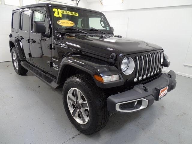 used 2021 Jeep Wrangler Unlimited car, priced at $33,497