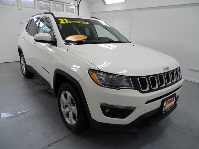 used 2021 Jeep Compass car, priced at $21,536