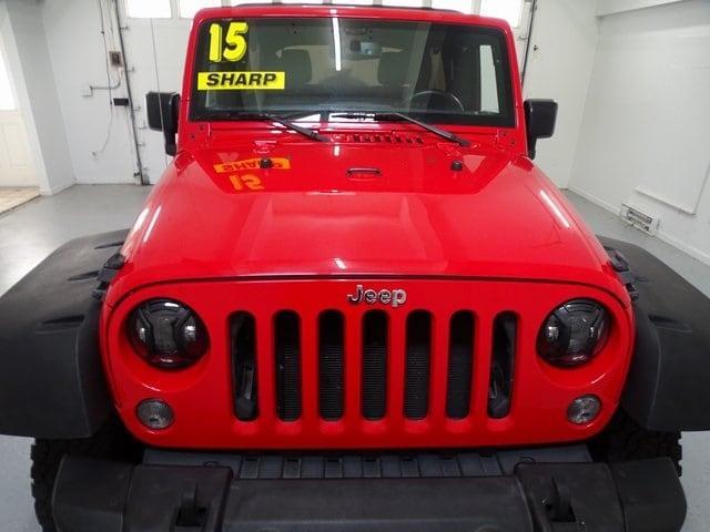 used 2015 Jeep Wrangler Unlimited car, priced at $16,975