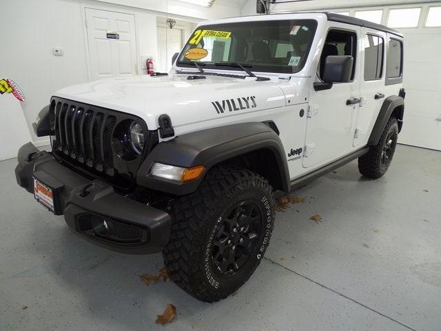 used 2021 Jeep Wrangler Unlimited car, priced at $34,475