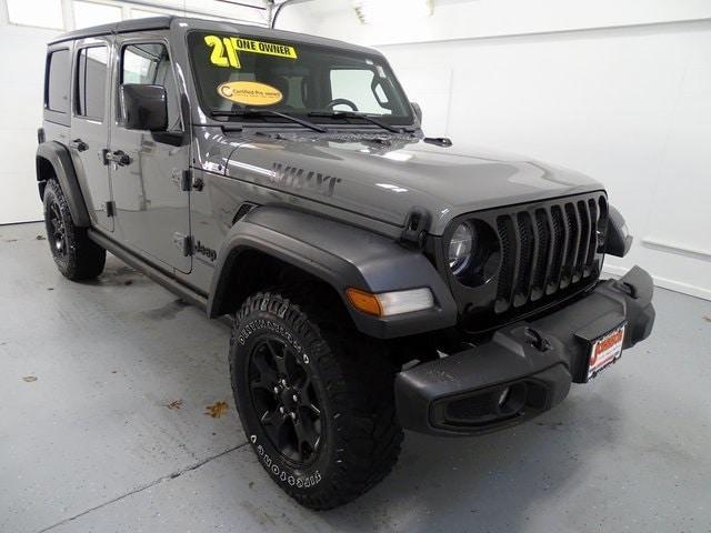 used 2021 Jeep Wrangler Unlimited car, priced at $32,995