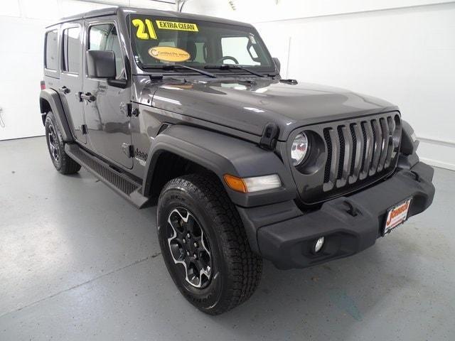 used 2021 Jeep Wrangler Unlimited car, priced at $32,695