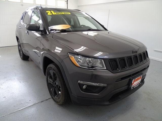used 2021 Jeep Compass car, priced at $21,498