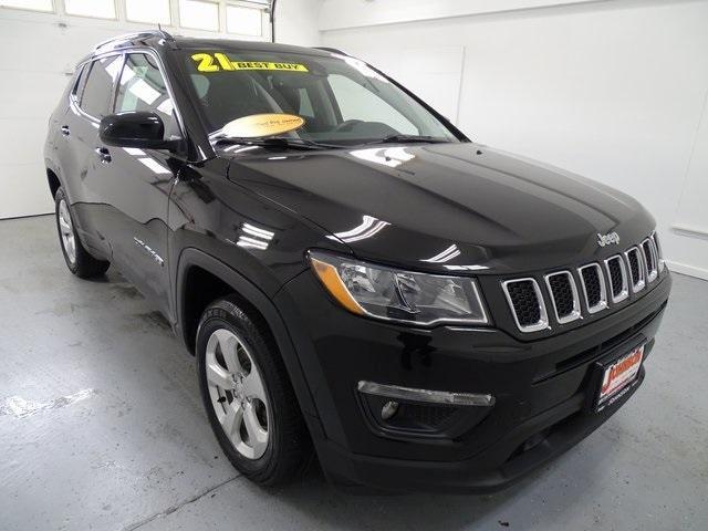 used 2021 Jeep Compass car, priced at $20,559