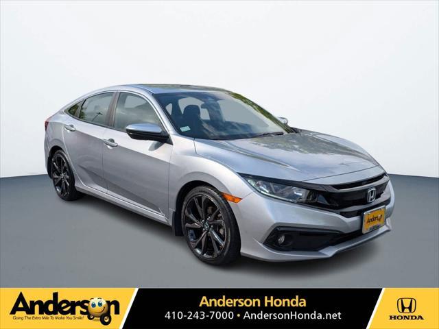 used 2020 Honda Civic car, priced at $22,500