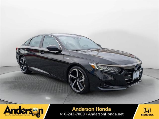 used 2022 Honda Accord Hybrid car, priced at $25,338